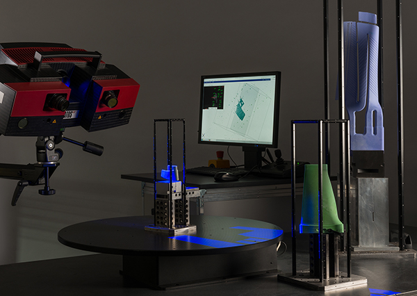 3D blue light scanner